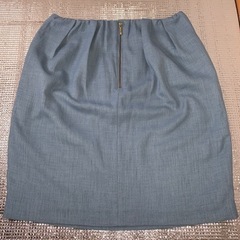 Vis　スカート　レディース　ブルー　Mサイズ　ポリエステル100％の画像