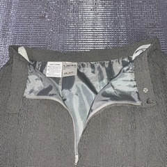 スカート　レディース　ウエスト64-91　丈80　グレーの画像