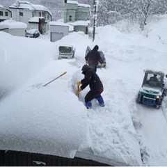 夕張　除雪、屋根の雪下ろし