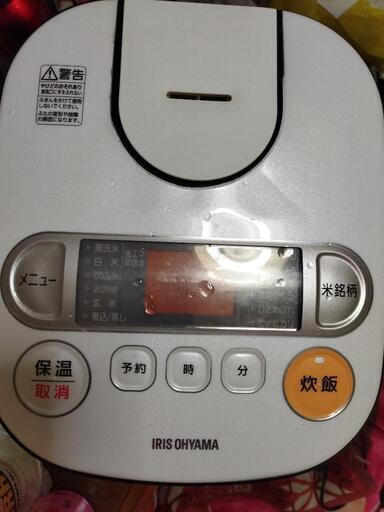 2018年製アイリスオーヤマジャー炊飯器