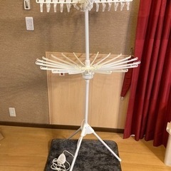 至急！【差し上げます】　電動式　室内物干し　スタンド　動作確認済み