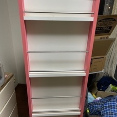 漫画、本、CD、DVDラックの画像