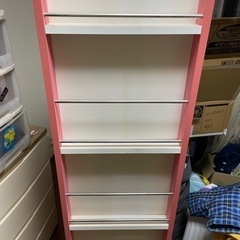 漫画、本、CD、DVDラックの画像