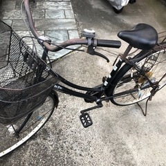 自転車　黒　お取引中です