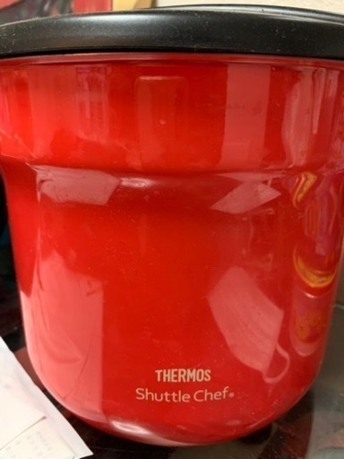 サーモス　真空保温調理器 シャトルシェフ 4.3L 【4~6人用】 トマト KBF-4501 TOM