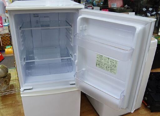 冷蔵庫 2ドア 137L 2015年製 シャープ SJ-D14A-W ホワイト 100Lクラス