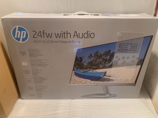 （未使用品）HP 24fw 23.8インチ パソコンモニター ディスプレイ 2021年製