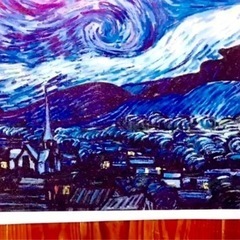 【新品】ゴッホ　星月夜　未使用‼️の画像