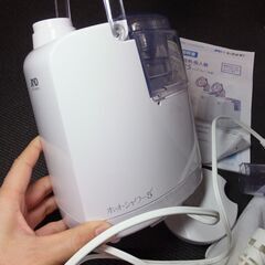 A＆D 　超音波温熱ネプライザー　のど鼻両用　ホットシャワー5 UN135　エーアンドディ　 動作確認済み 花粉症にの画像