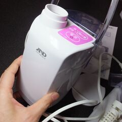 A＆D 　超音波温熱ネプライザー　のど鼻両用　ホットシャワー5 UN135　エーアンドディ　 動作確認済み 花粉症にの画像