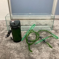 ★【中古品】値下げしました!! ガラス水槽 エーハイムEHEIM...
