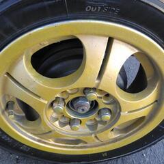 スタッドレスタイヤホイール付き145/80/R13の画像