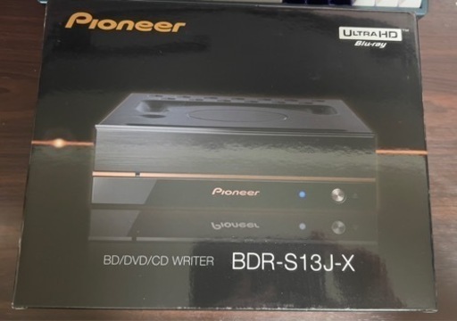 パイオニア(Pioneer) 特殊塗装ブラック筐体 M-DISK BDXL対応 BDドライブ プレミアムモデル ピアノブラックBDR-S13J-X