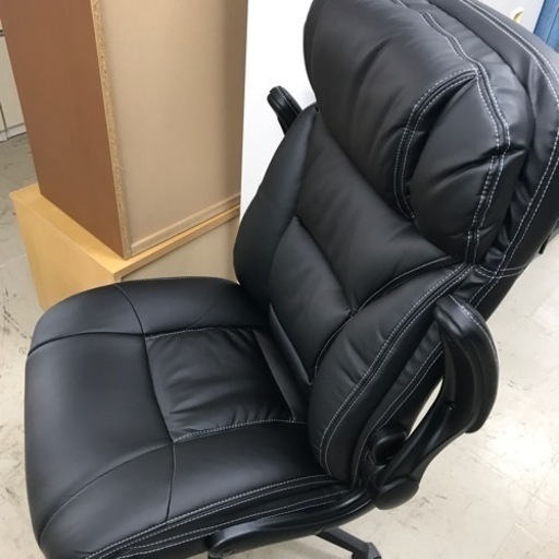 K2301-065 値下げしました　ハイバックチェア 昇降あり 肘掛け動作確認済み