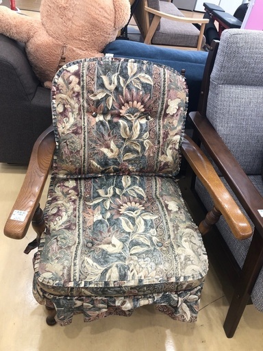 飛騨産業　アームチェアー　穂高　ブラウン