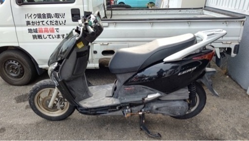 HONDA リード110 ジャンク扱い　部品どり　JF19 仕上げベース　事故車　福岡市南区　メットインスクーター