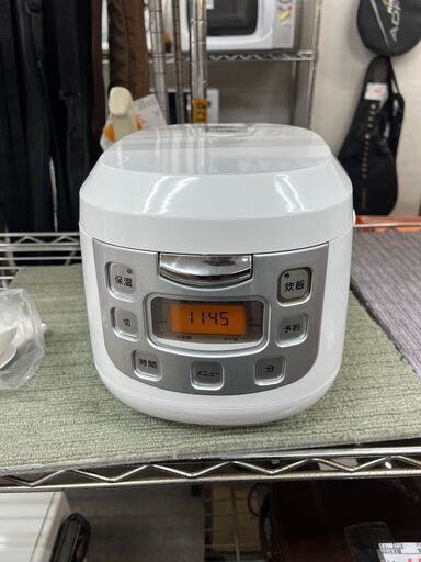 【リサイクルショップどりーむ天保山店】●6215●　炊飯器　3.5合炊き　アズマ　年式不明　取扱説明書付き　しゃもじ付き　SRCK-FS20