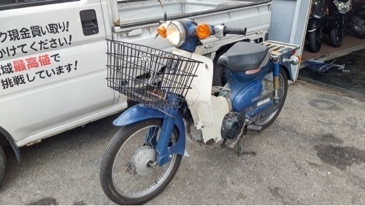 HONDA カブ　FI インジェクション　50cc AA01 事故車　ジャンク扱い　書類付き　カブ　C50 原付バイク　福岡市南区
