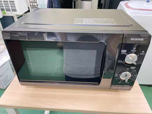 商談中　【美品】フラットレンジ 庫内広々設計 18L 2020年 EMO-F518-5-B アイリスオーヤマ 福島 郡山市