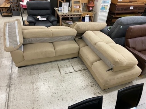 【愛品館 江戸川店】NITORI（ニトリ） カウチソファ ID：156-018894-007 