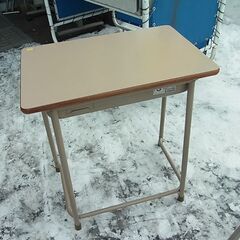 ITOKIイトーキ学校机机のみ3号152～165cmメラミン天板ベージュ塾机