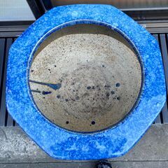 昭和レトロ　火鉢　2個　大小　水槽　植木鉢の画像