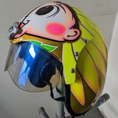ジェットヘルメット　オリジナルペイント　PILOT HELMETの画像
