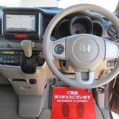 ホンダ　N-BOX【自社ローン対応可】社外ＳＤナビＤＴＶ・ＤＶＤ再生・Ｐスライド・スマートキー・シートカバー・の画像