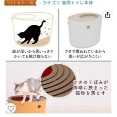 アイリスオーヤマ　上からネコトイレ　プチの画像