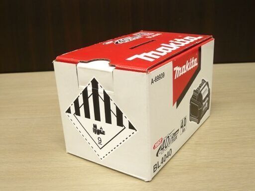 新品 マキタ 40Vmax/4.0Ah バッテリ BL4040 急速充電 雪マーク makita 純正バッテリ ① 苫小牧西店