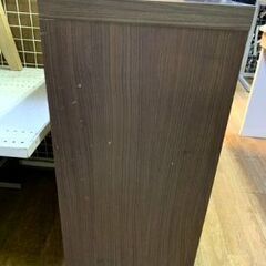 【リサイクルストアスターズ城西店】収納棚 本棚 収納家具 収納扉付き こげ茶色の画像