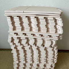 ジョイントマット ５２枚　パズルマット　アイボリーの画像