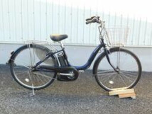 2014年モデル 子供乗せ対応! ヤマハ PAS ナチュラL PM26NL アースブルー 8.7Ah 新品リヤタイヤに交換! 新品サドルに交換! バッテリー2個付! 新品スイッチカバー付! 車体&バッテリー極めて良好! 自568