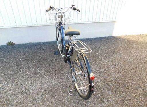 2014年モデル 子供乗せ対応! ヤマハ PAS ナチュラL PM26NL アースブルー 8.7Ah 新品リヤタイヤに交換! 新品サドルに交換! バッテリー2個付! 新品スイッチカバー付! 車体&バッテリー極めて良好! 自568