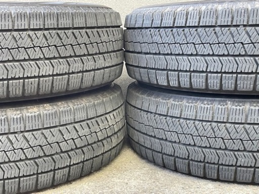 はめ替え工賃込み！165/65R14 ブリヂストンスタッドレス ブリザックVRX2 中古4本セット！