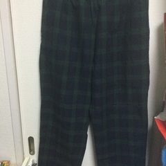 GU  メンズチェックパンツ　
