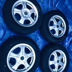 冬タイヤ 175/70R14 コンパクトカー用アルミホイール付き...