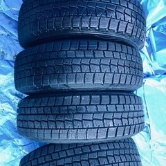 冬タイヤ 175/70R14 コンパクトカー用アルミホイール付きスタッドレス4本組の画像