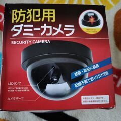 〈決まりました〉防犯用ダミーカメラ【新品未使用未開封品】