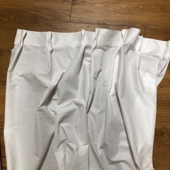 日本製レースカーテン&無印良品カーテン（綿）の画像