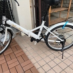 折りたたみ自転車　ほぼ未使用品