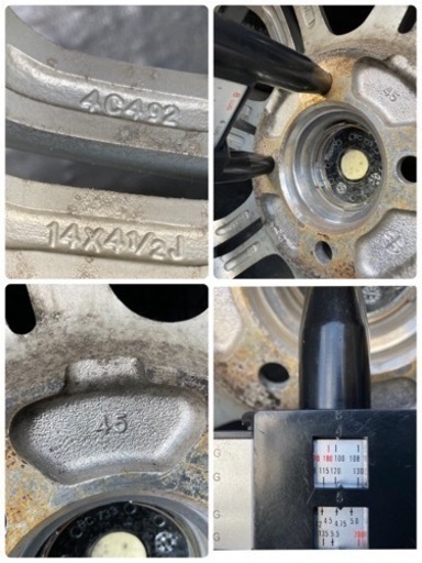 ??VRXアルミ付き4本セット‼️155/65R14‼️14×4.5J 4H×100‼️??