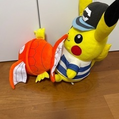 ポケモン　ピカチュウ　コイキング　ぬいぐるみの画像