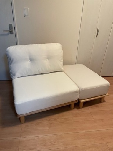 【再値下げ1.5万→1万】VENTOTA 1人掛け ソファーとオットマン
