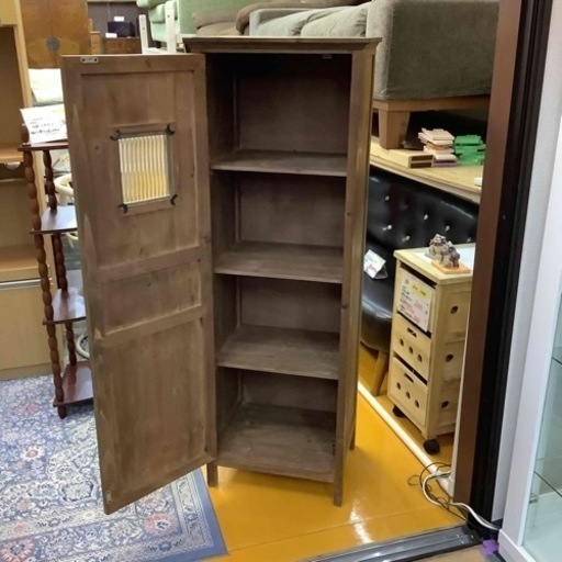 【リサイクルサービス八光　田上店　配達・設置OK】東谷　アンティーク調ドアチェスト