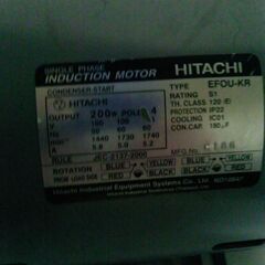 卓上ボール盤用モ－タ－AC100V入力品の画像