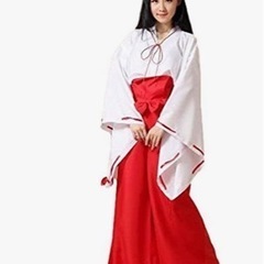 【決定しました】巫女さん　コスチューム　コスプレ　ハロウィン　中古