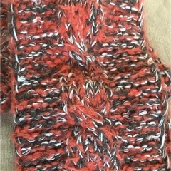 手編み風☆ニット超ロングマフラーの画像