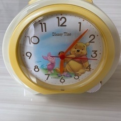 プーさん　置き時計　目覚まし時計の画像