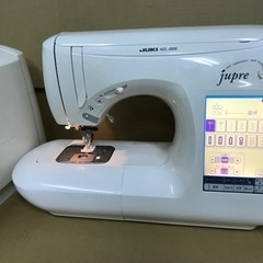 (本日終了します)JUKIコンピューターミシンHZL-009 整備品　文字模様 本日終了します)JUKIコンピューターミシンHZL-009 整備品 文字模様